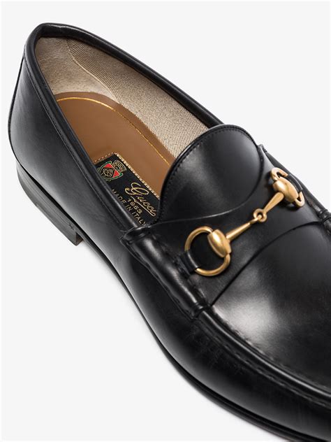 gucci lug sole horsebit loafer|gucci 1953 horsebit loafer black.